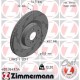 SCHIJF ZIMMERMANN MERCEDES BLACK Z (LINKS)