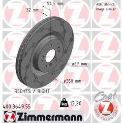 DISC ZIMMERMANN MERCEDES BLACK Z (RIGHT)