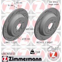 DISQUE ZIMMERMANN MERCEDES BLACK Z