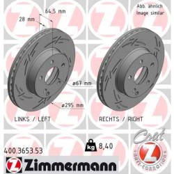 DISQUE ZIMMERMANN MERCEDES BLACK Z