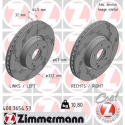 DISC ZIMMERMANN MERCEDES BLACK Z