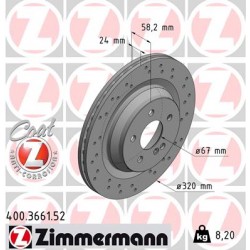 DISQUE ZIMMERMANN MERCEDES SPORT Z