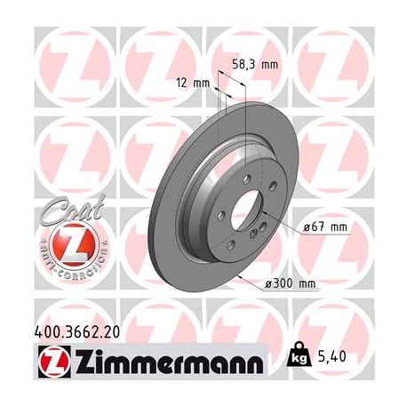 DISQUE ZIMMERMANN MERCEDES Coat Z