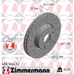 DISQUE ZIMMERMANN MERCEDES SPORT Z