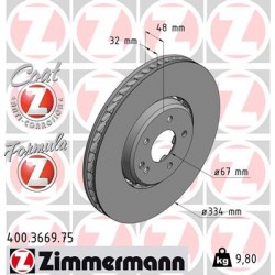 SCHIJF ZIMMERMANN MERCEDES FORMULA Z RECHTS  Coat Z