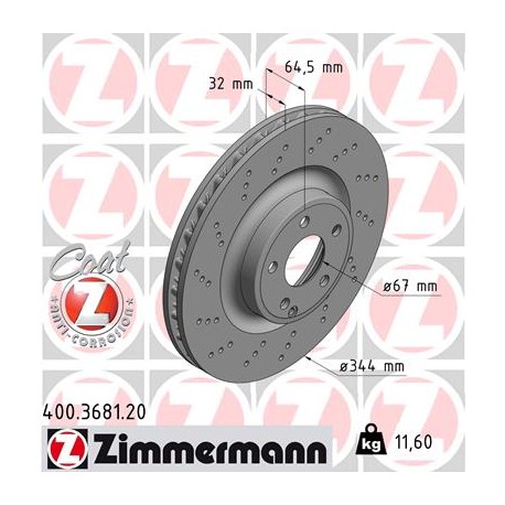 SCHIJF ZIMMERMANN MERCEDES Coat Z