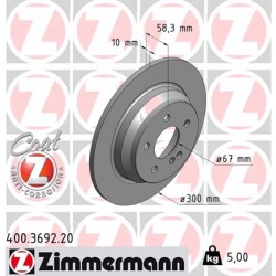 DISC ZIMMERMANN MERCEDES Coat Z