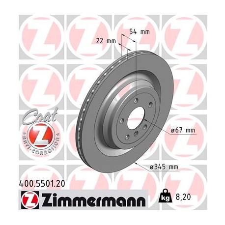 DISC ZIMMERMANN MERCEDES Coat Z