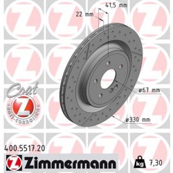 DISC ZIMMERMANN MERCEDES Coat Z