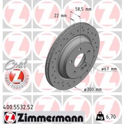 DISQUE ZIMMERMANN MERCEDES SPORT Z