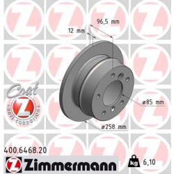 DISC ZIMMERMANN MERCEDES/VAG Coat Z