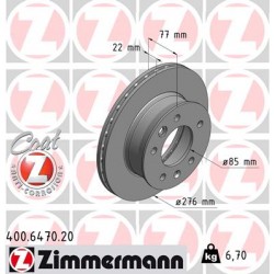 DISC ZIMMERMANN MERCEDES/VAG Coat Z