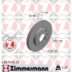 DISC ZIMMERMANN OPEL Coat Z