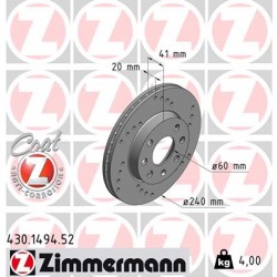 DISQUE ZIMMERMANN OPEL SPORT Z