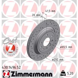 SCHIJF ZIMMERMANN OPEL/SAAB/FIAT SPORT Z