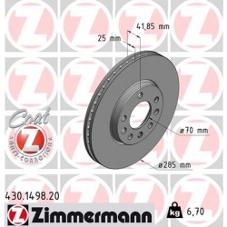 DISC ZIMMERMANN OPEL/SAAB/FIAT Coat Z