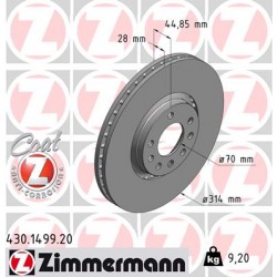 DISC ZIMMERMANN OPEL/SAAB Coat Z