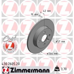 DISQUE ZIMMERMANN OPEL Coat Z