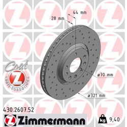 DISC ZIMMERMANN OPEL SPORT Z