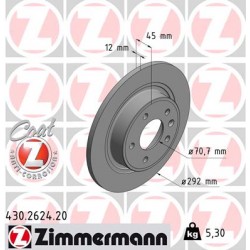 DISC ZIMMERMANN OPEL/CHEVROLET Coat Z