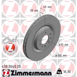 DISC ZIMMERMANN OPEL Coat Z