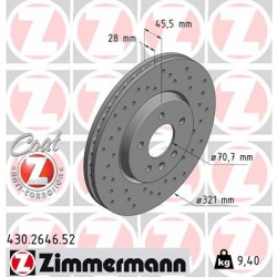 DISC ZIMMERMANN OPEL SPORT Z