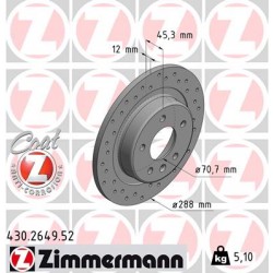 DISQUE ZIMMERMANN OPEL SPORT Z