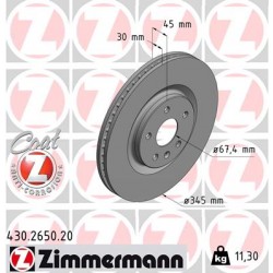 DISC ZIMMERMANN OPEL Coat Z