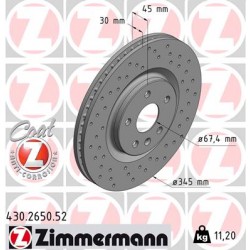 SCHIJF ZIMMERMANN OPEL SPORT Z