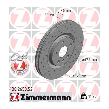 DISC ZIMMERMANN OPEL SPORT Z