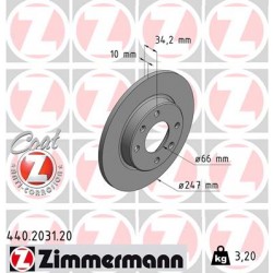 DISQUE ZIMMERMANN PEUGEOT Coat Z