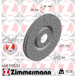 DISQUE ZIMMERMANN PEUGEOT SPORT Z