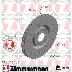 DISC ZIMMERMANN PEUGEOT/CITROEN SPORT Z