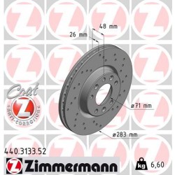 DISC ZIMMERMANN PEUGEOT SPORT Z