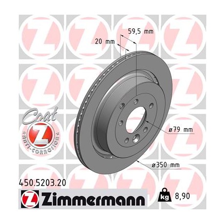 DISC ZIMMERMANN LAND ROVER Coat Z