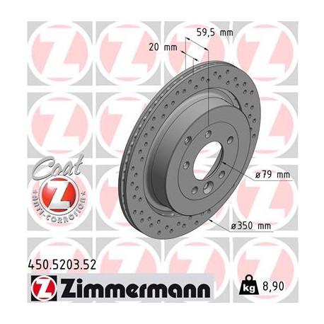 DISC ZIMMERMANN LAND ROVER SPORT Z