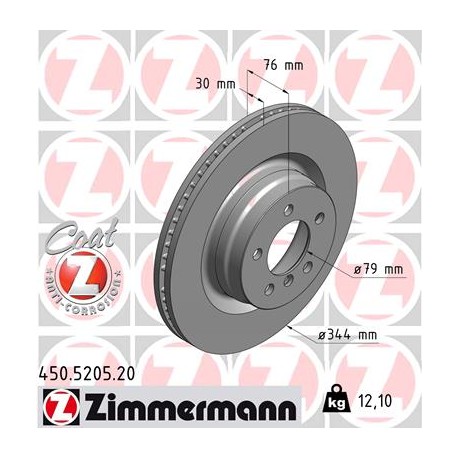 DISC ZIMMERMANN LAND ROVER Coat Z