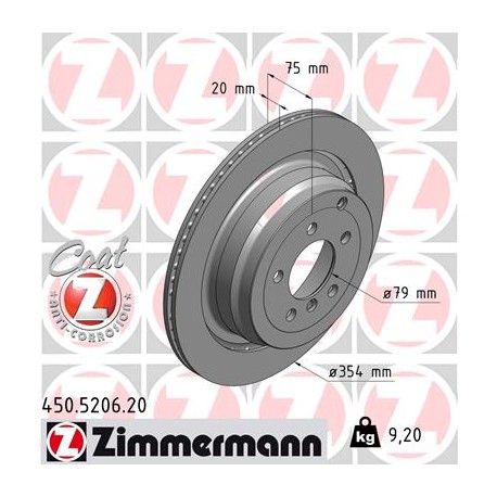 DISC ZIMMERMANN LAND ROVER Coat Z