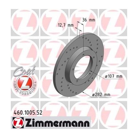 DISQUE ZIMMERMANN PORSCHE SPORT Z