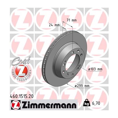 DISC ZIMMERMANN PORSCHE Coat Z