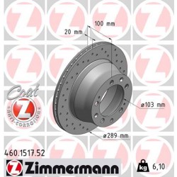 DISQUE ZIMMERMANN PORSCHE SPORT Z