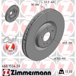 DISC ZIMMERMANN PORSCHE LEFT  Coat Z