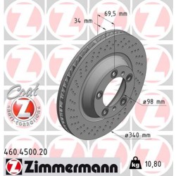 DISC ZIMMERMANN PORSCHE LEFT  Coat Z