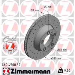 SCHIJF ZIMMERMANN PORSCHE SPORT Z LINKS