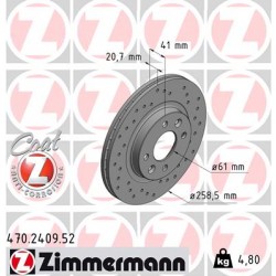 DISC ZIMMERMANN RENAULT SPORT Z