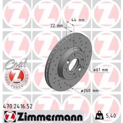 DISC ZIMMERMANN RENAULT/NISSAN SPORT Z