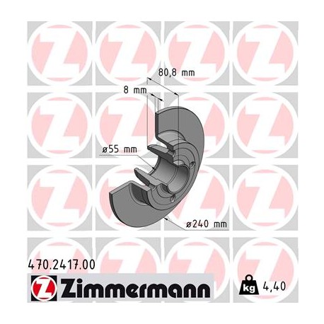 DISC ZIMMERMANN RENAULT