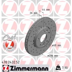 DISC ZIMMERMANN RENAULT SPORT Z