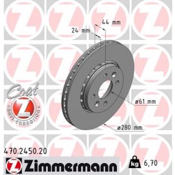 DISC ZIMMERMANN RENAULT/DACIA Coat Z