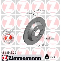 DISC ZIMMERMANN SAAB Coat Z